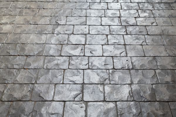 Concrete Driveway Stamping in Owasso