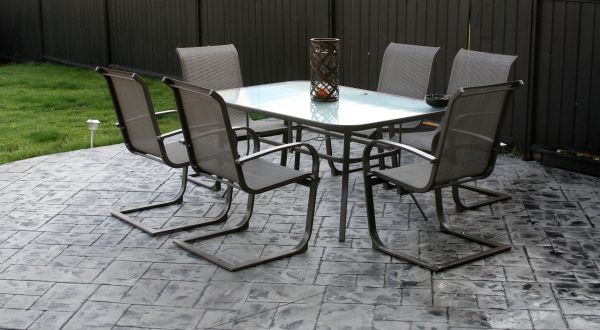 Porch Stamping in Owasso