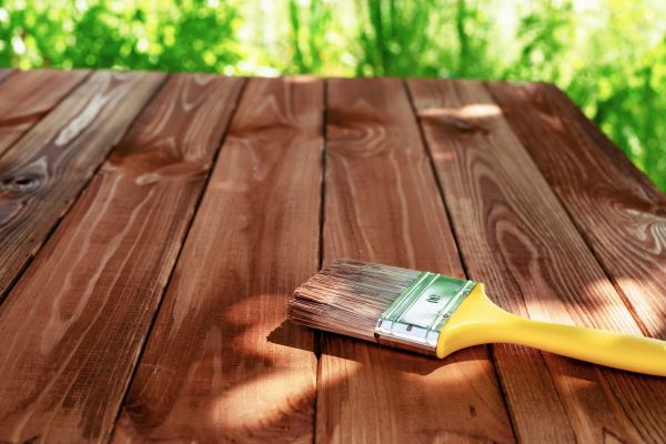 Patio Floor Staining in Owasso